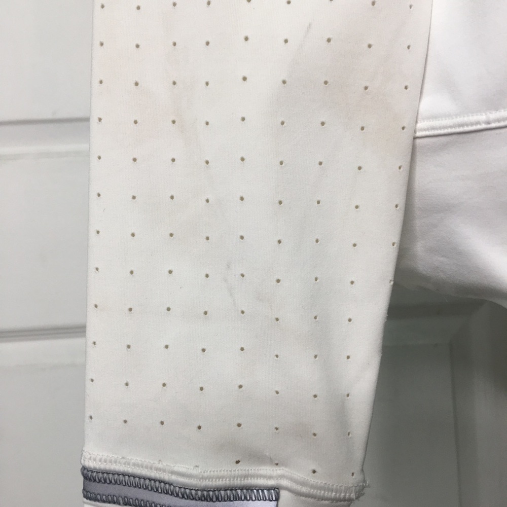 Lululemon Reflective White Long Sleeve Top Size 4 - Picture 10 of 14